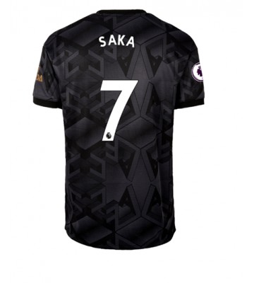 Arsenal Bukayo Saka #7 Bortedrakt 2022-23 Kortermet